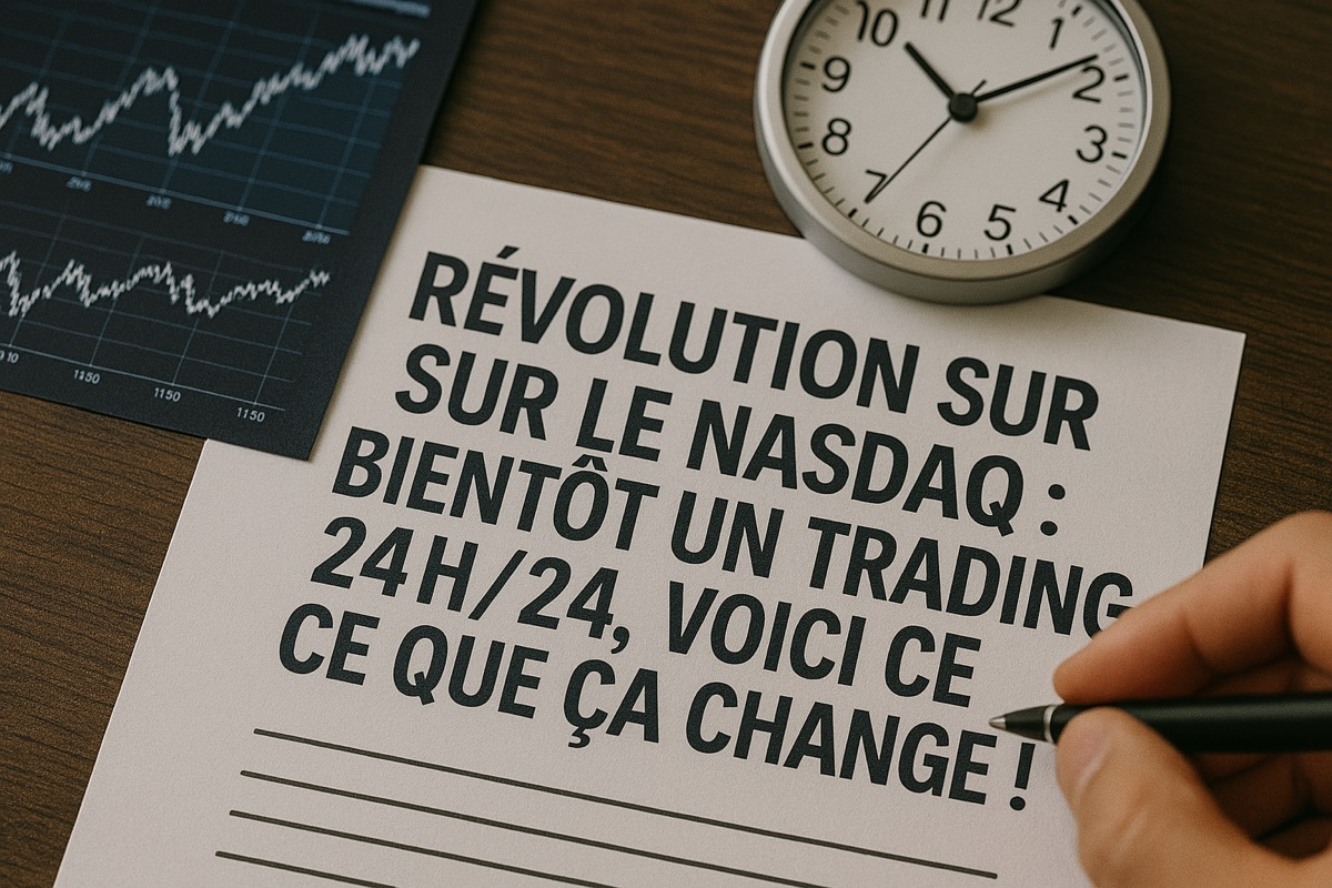 Révolution sur le Nasdaq : bientôt un trading 24h/24, voici ce que ça change !