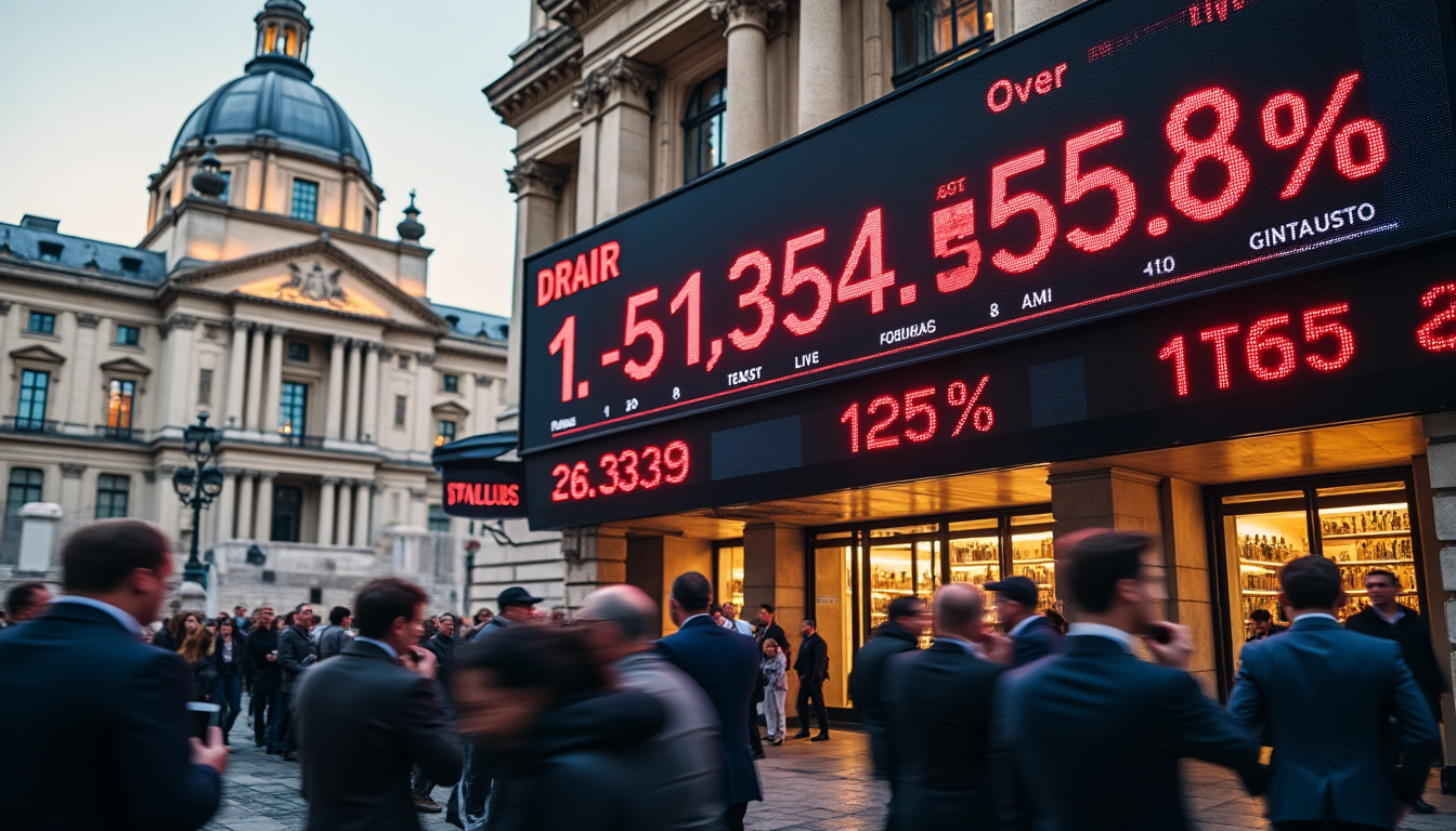 découvrez les dernières tendances de la bourse de paris avec la chute spectaculaire de plus de 8% d'un titre dès l'ouverture. analysez les causes et les implications de cette baisse sur le marché financier.