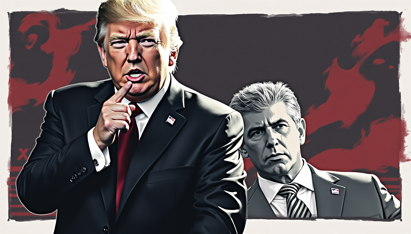 découvrez les avertissements de donald trump à l'égard de la chine, mettant en lumière les conséquences d'une possible augmentation des droits douaniers de 50 % en réponse à ses actions. analyse des enjeux économiques et diplomatiques en jeu.