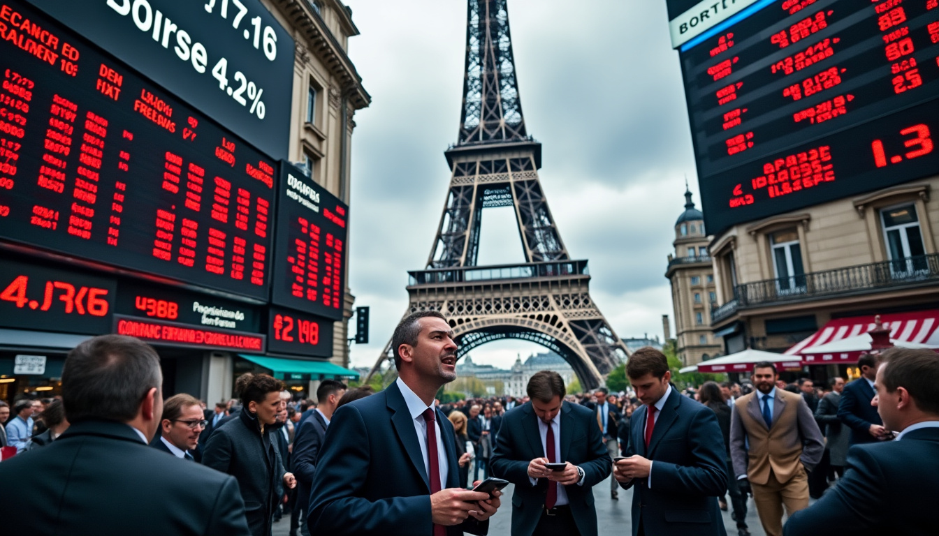 découvrez comment la bourse de paris a terminé en baisse, influencée par les tensions commerciales croissantes et les récentes décisions de la banque centrale européenne (bce). analysez les implications pour les investisseurs et les marchés financiers.