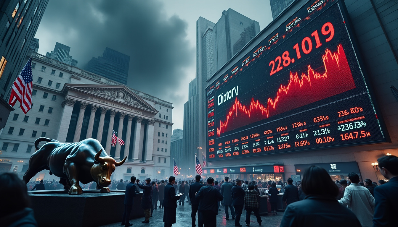 découvrez comment les menaces de donald trump concernant l'imposition de nouveaux tarifs douaniers sur la chine exacerbent la chute des marchés boursiers américains. analyse des impacts économiques et des réactions des investisseurs face à cette situation incertaine.