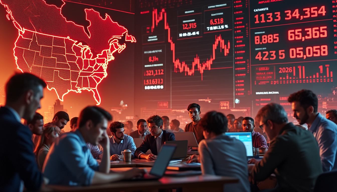 découvrez comment la guerre commerciale affecte les marchés boursiers nord-américains, plongeant les investisseurs dans une turbulence incertaine. analyse des impacts, des défis et des opportunités sur les économies américaines et canadiennes.