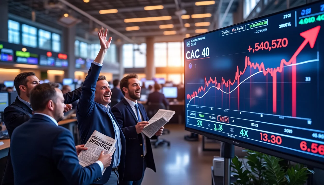 découvrez comment le cac 40 prend son envol à la bourse de paris, stimulé par la détente des tensions commerciales. eurofins enregistre également une forte progression, reflétant un optimisme croissant sur les marchés.