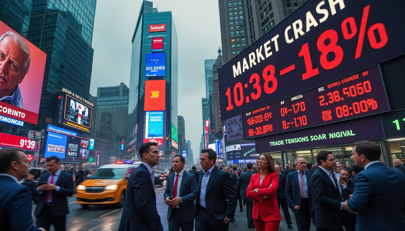 découvrez comment les tensions commerciales croissantes ont conduit à l'effondrement des marchés boursiers. analyse des facteurs économiques, impacts sur les investissements et perspectives d'avenir.