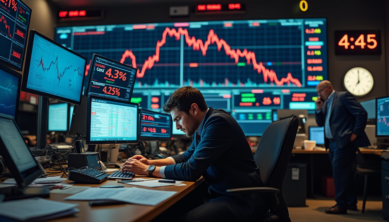 découvrez l'analyse des marchés européens en crise, avec une chute du cac 40 de 4,26% et du dax de 4,95%. plongée dans un climat d'inquiétude, les indices européens font face à une clôture négative également observée aux états-unis.