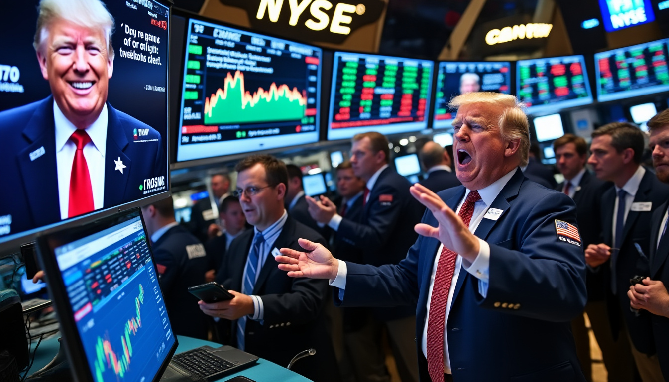découvrez comment le marché boursier réagit aux décisions et aux déclarations de donald trump. analyse des tendances et des impacts sur les investissements en période d'incertitude politique.