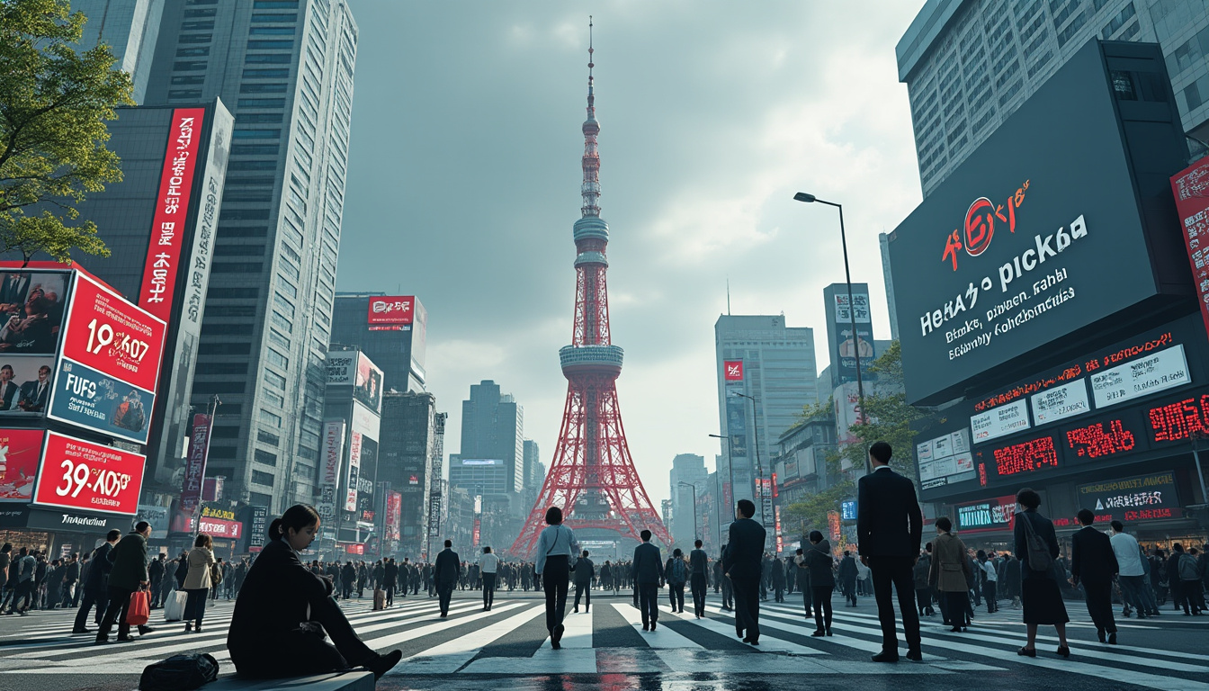 découvrez comment tokyo traverse une période difficile avec une chute significative de ses marchés financiers, en raison de la débâcle récente de wall street. analyse des conséquences et des perspectives économiques.