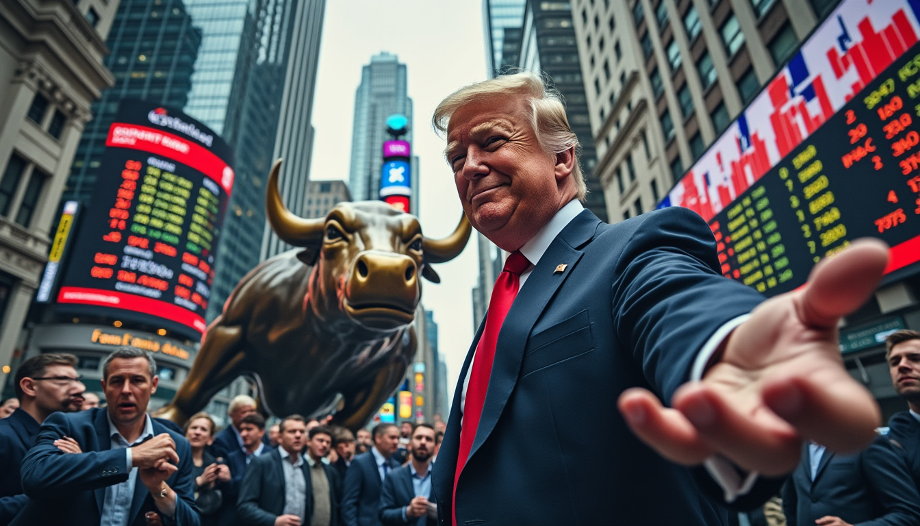 découvrez comment donald trump défend sa stratégie douanière en affirmant qu'elle porte ses fruits, même alors que wall street débute la journée en repli. analyse des impacts économiques et des réactions du marché.