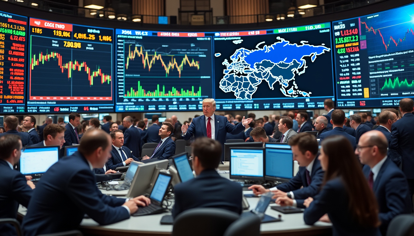 découvrez comment le changement d'avis de trump sur les droits de douane influence les marchés européens, suscitant une forte hausse, alors que wall street reste préoccupée par la situation économique en chine. une analyse complète des implications pour les investisseurs.
