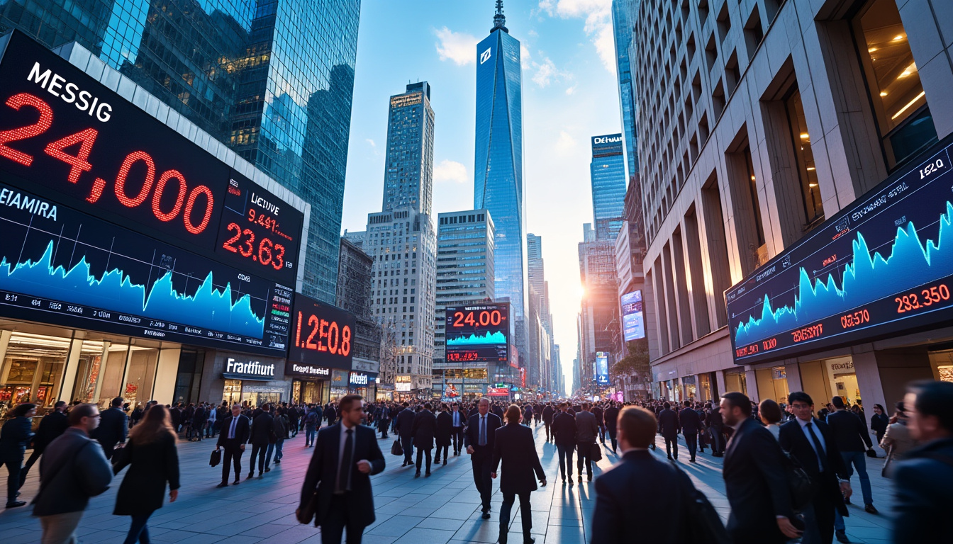 découvrez comment les bourses européennes affichent une nette progression, notamment avec francfort franchissant le cap des 24.000 points. analyse des performances et des facteurs influençant ce regain de confiance sur les marchés financiers.