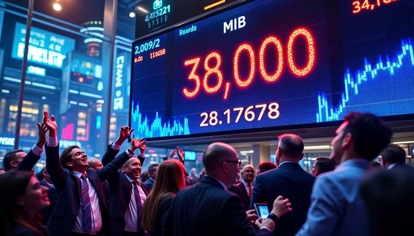 découvrez comment les marchés boursiers connaissent une forte embellie, avec le mib atteignant un nouveau sommet de 38 000 points. analyse des tendances et des facteurs influençant cette dynamique positive.