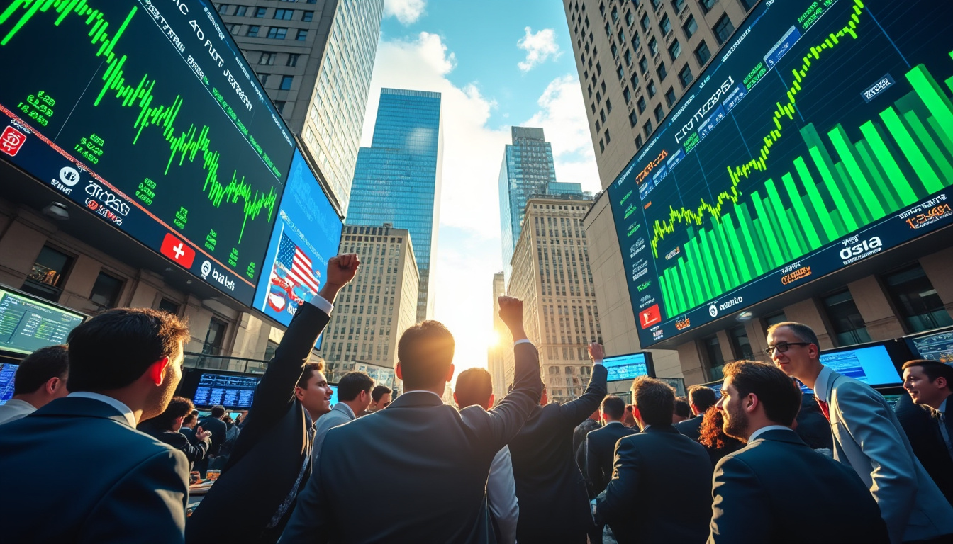 découvrez comment la réduction des droits de douane entraîne une hausse des marchés boursiers américains, stimulant la confiance des investisseurs et renforçant l'économie. restez informé des dernières tendances financières et impacts économiques.