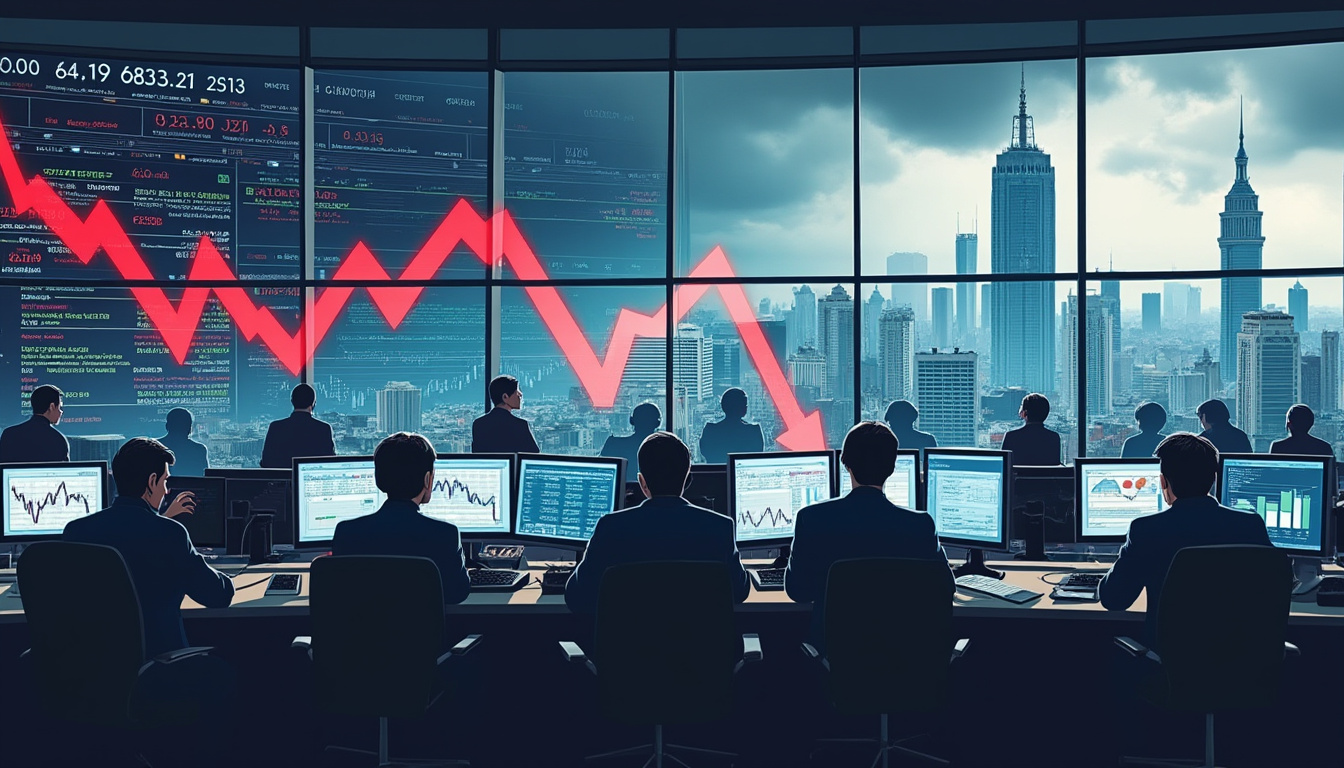 découvrez comment l'implémentation des nouvelles taxes américaines impacte les marchés boursiers en europe et en asie, entraînant une chute significative des indices. analysez les conséquences économiques et les réactions des investisseurs face à cette situation.