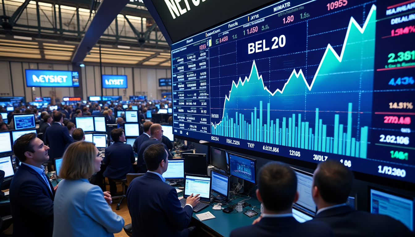 découvrez les dernières tendances des marchés financiers en direct : l'europe termine sur une note positive avec une hausse de 1% du bel 20, tandis que wall street fait preuve de prudence. restez informé des fluctuations économiques et des impacts sur vos investissements.