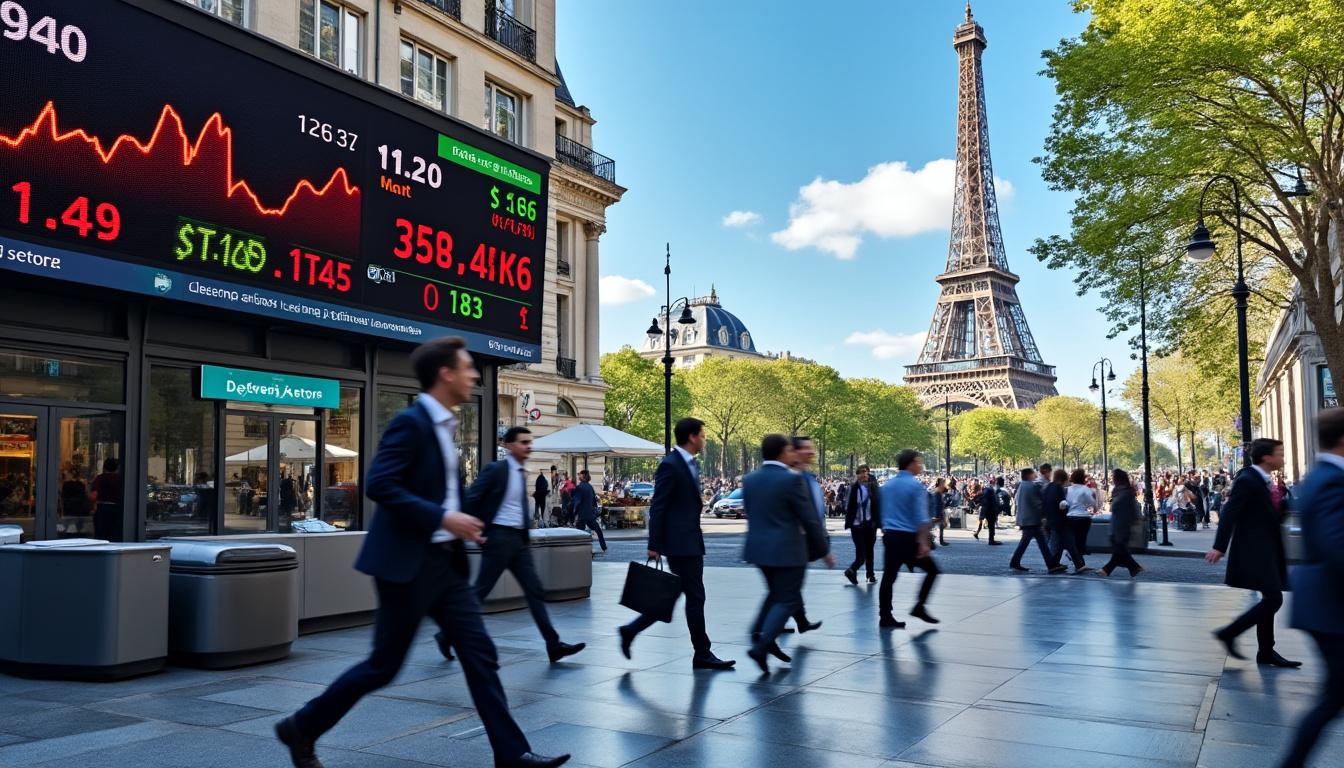 découvrez l'évolution du cac 40 de paris qui termine la semaine sur une note positive, malgré un recul d'une entreprise clé du secteur de la défense. analyse des tendances du marché et des implications pour les investisseurs.
