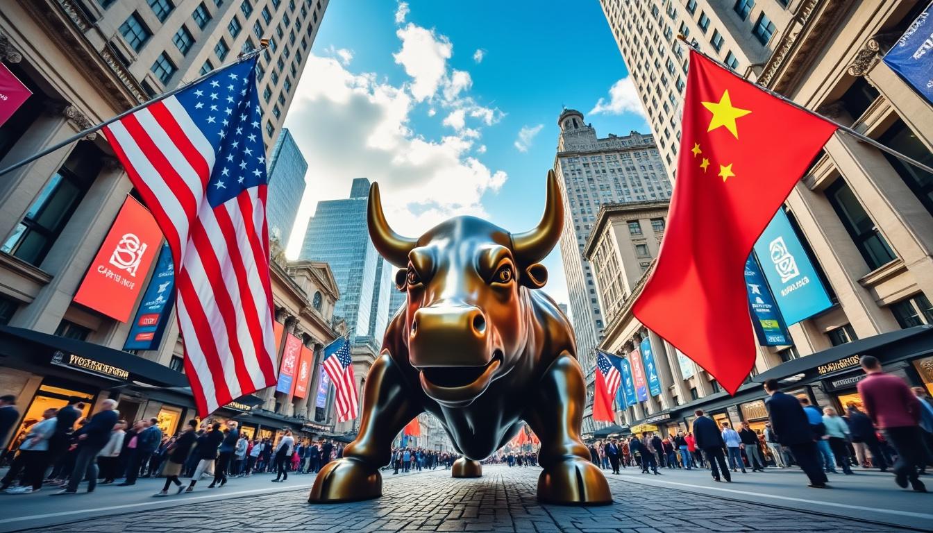 découvrez comment wall street reprend des couleurs grâce à un apaisement des tensions entre les états-unis et la chine. analyse des impacts économiques et des perspectives du marché dans un contexte de détente diplomatique.