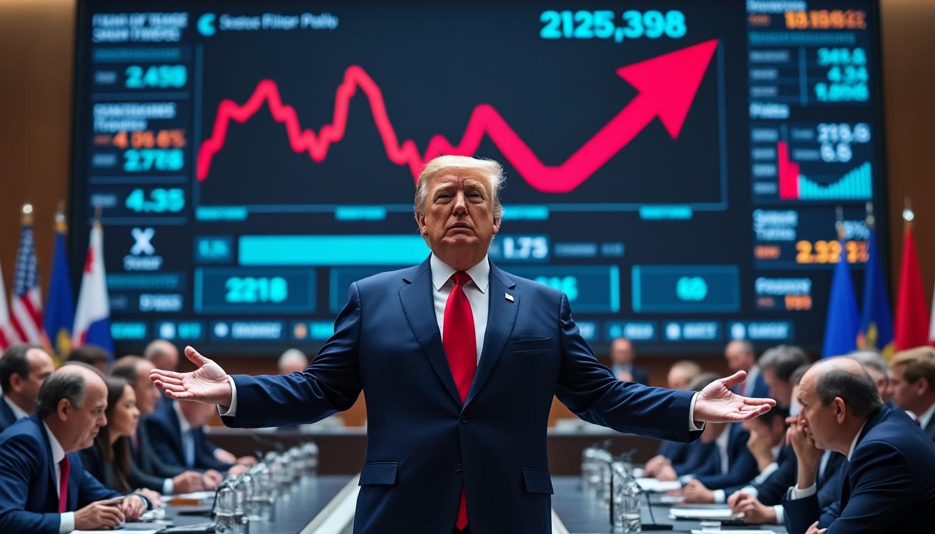 découvrez les dernières actualités économiques avec l'annonce choquante de donald trump envisageant des tarifs douaniers à 100 % sur la russie. analysez les implications de cette décision sur l'économie mondiale et les relations internationales.