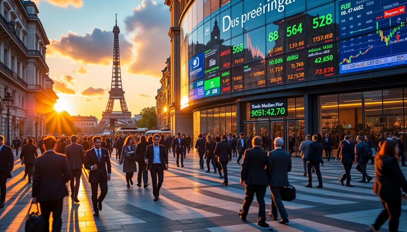 découvrez comment la bourse de paris clôture la semaine avec une légère hausse, influencée par des résultats d'entreprises révélateurs. analyse des tendances du marché et implications économiques.
