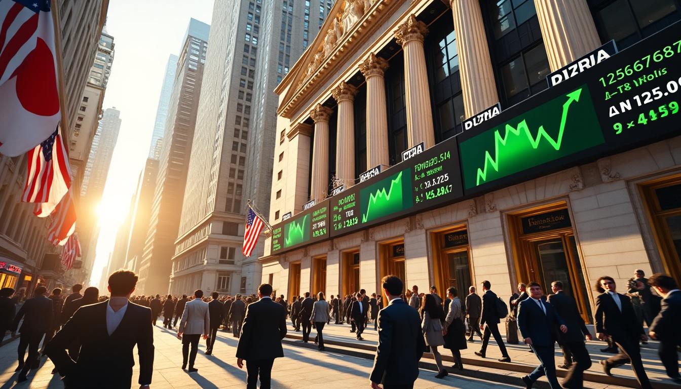 wall street commence la journée sur une note positive, soutenue par l'accord commercial récemment signé entre les états-unis et le japon. découvrez comment cette entente dynamique influence le marché boursier et les perspectives économiques.