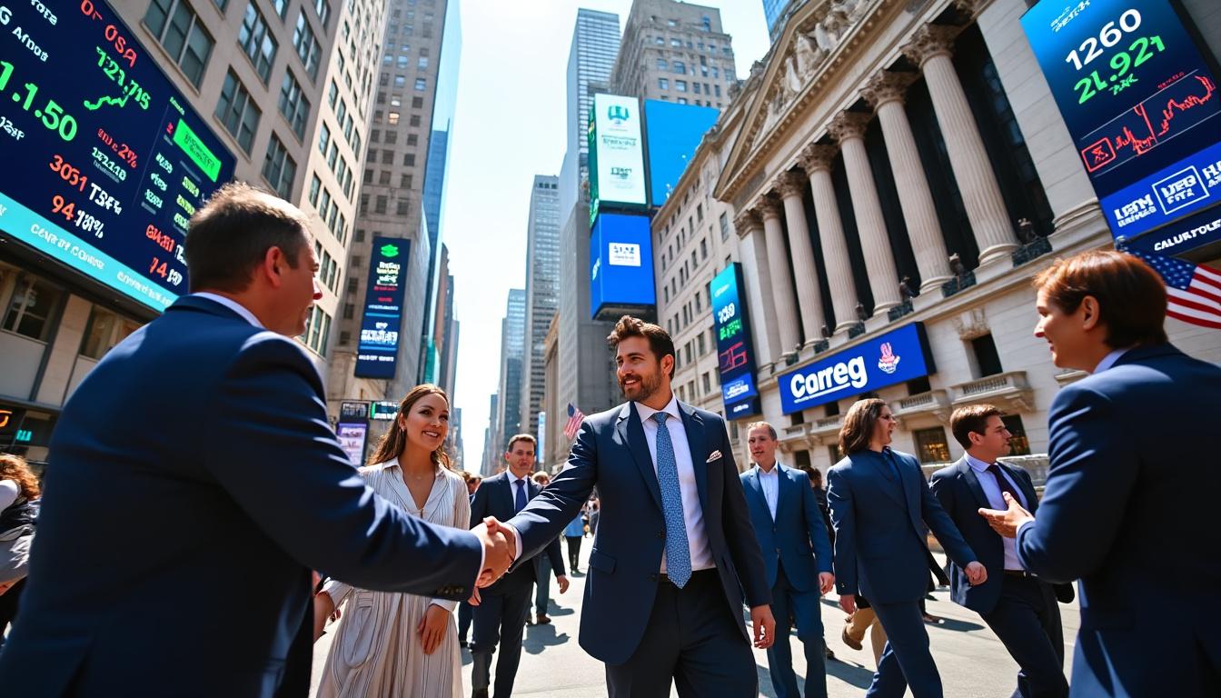 découvrez comment wall street avance prudemment, porté par des résultats d'entreprises positifs et des prévisions commerciales optimistes, et ce que cela signifie pour l'avenir des marchés financiers.