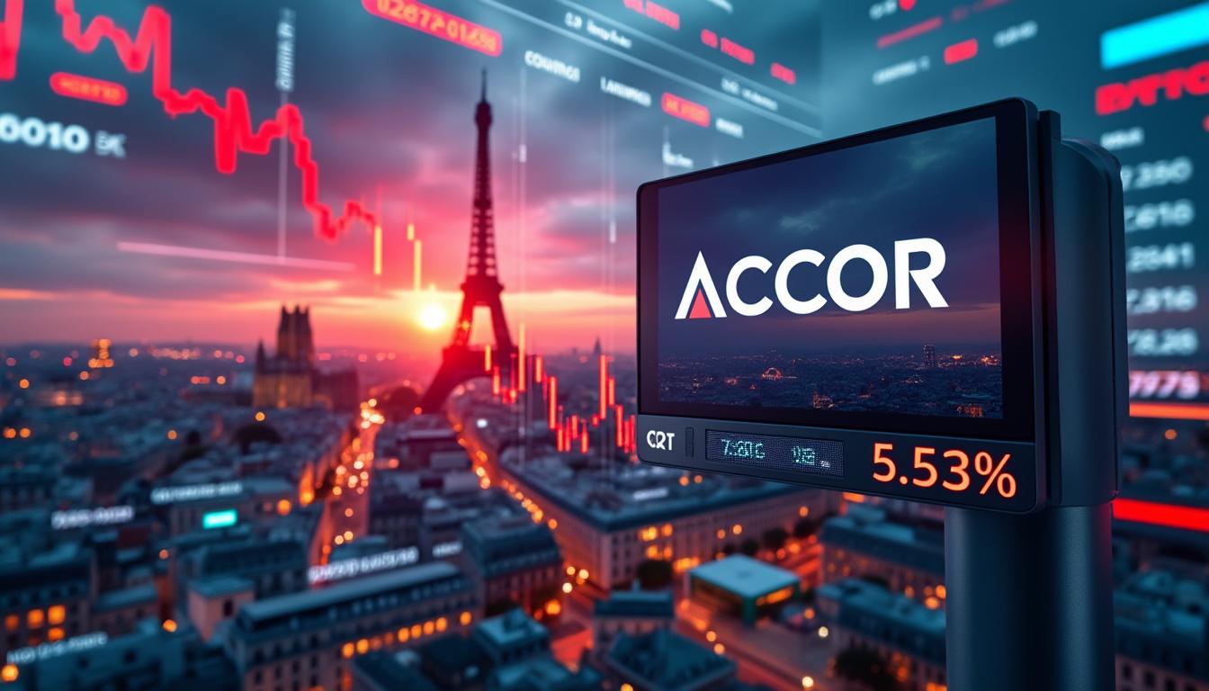 découvrez l'analyse approfondie de la récente chute de 5,33 % d'accor à la bourse de paris. explorez les causes de cette baisse et son impact sur le secteur hôtelier et touristique.