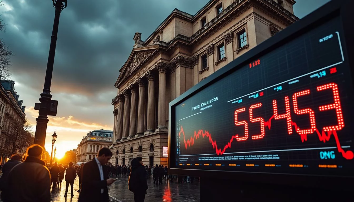 la bourse de paris termine la séance en baisse, affectée par les incertitudes économiques et les tensions sur les marchés financiers. découvrez les raisons de ce repli et les perspectives à venir.
