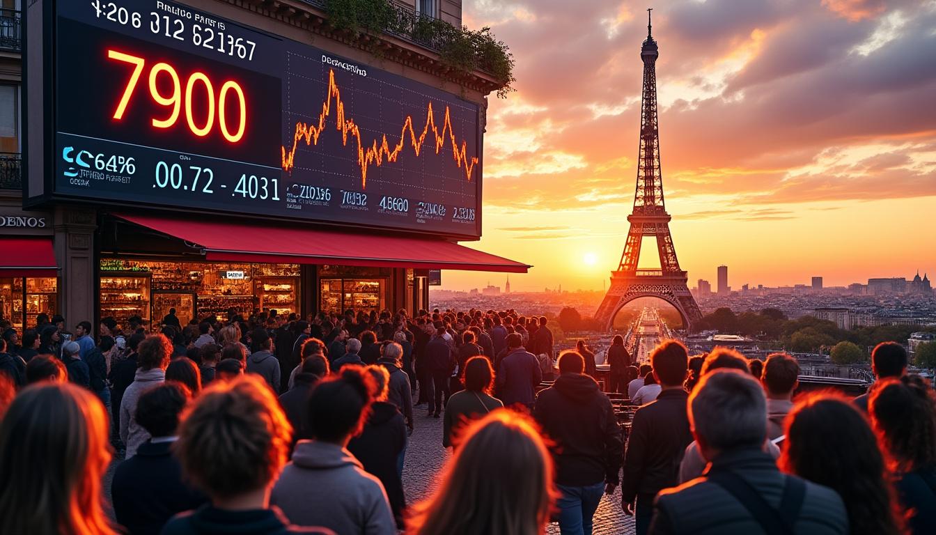 la bourse de paris poursuit sa progression et dépasse les 7900 points, confirmant une forte tendance haussière sur les marchés financiers. découvrez les facteurs qui soutiennent cette dynamique positive.