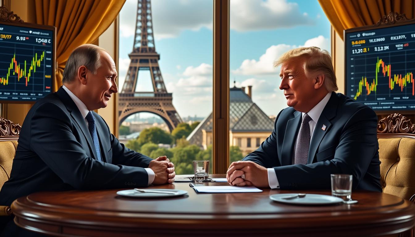 découvrez comment une éventuelle entrevue entre poutine et trump relance l'optimisme sur les marchés financiers, propulsant la bourse de paris à la hausse. analyse des impacts économiques et des réactions des investisseurs.