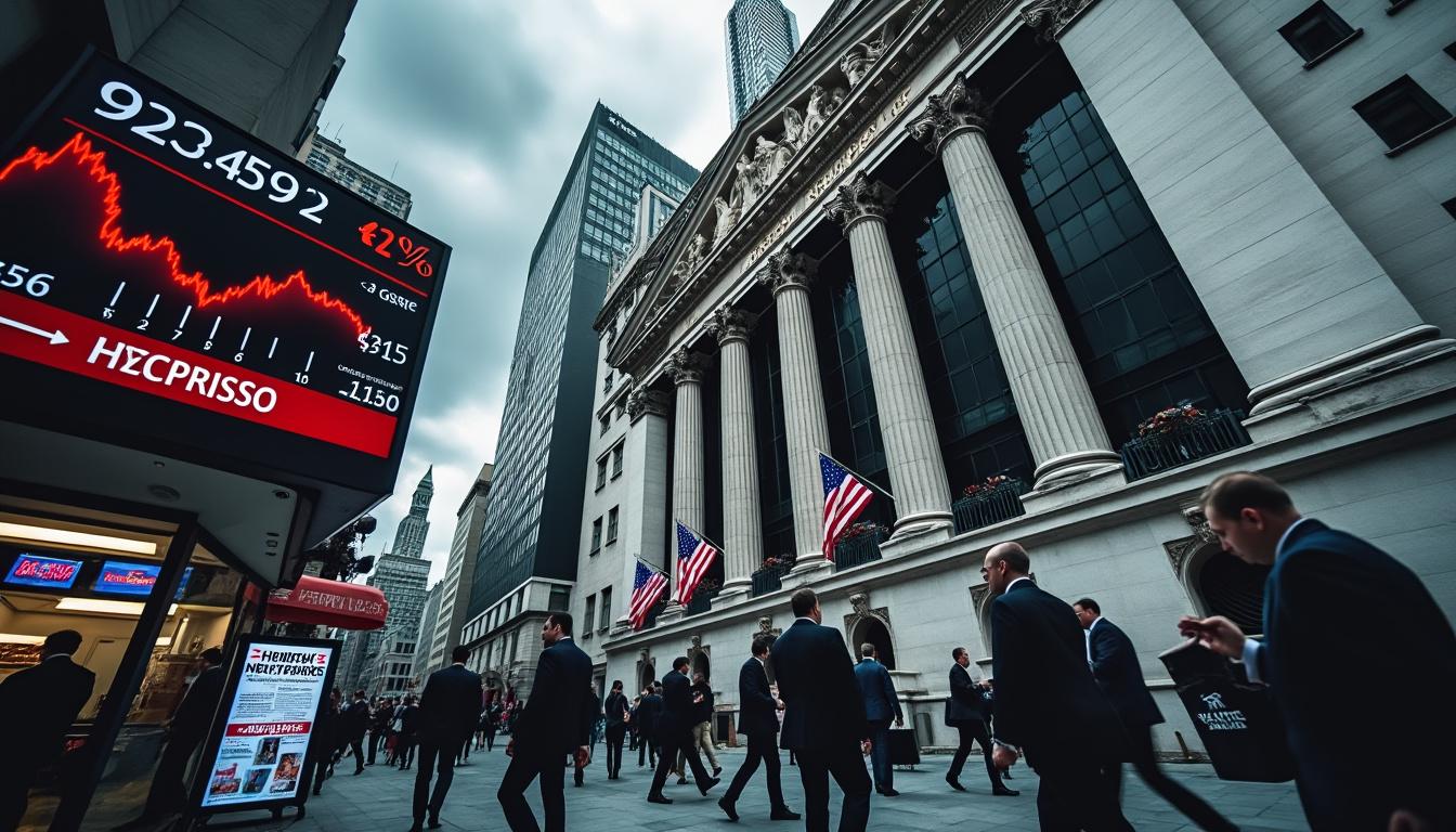 découvrez comment wall street a enregistré sa plus forte chute depuis mai, en raison d'une réduction des embauches et de l'introduction de nouveaux tarifs. analyse des impacts sur le marché et des perspectives économiques.