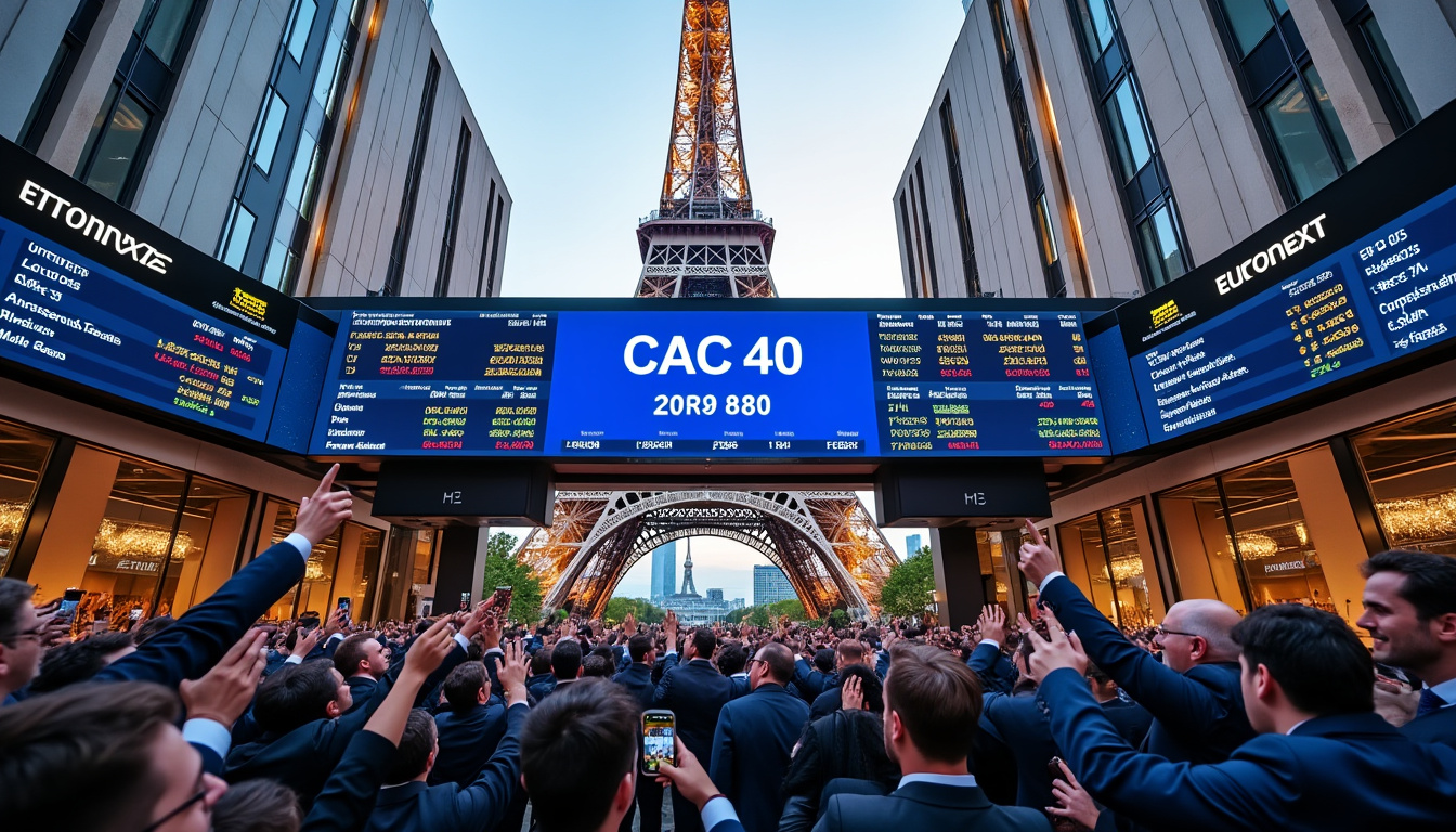 découvrez comment euronext, l'opérateur innovant de la bourse de paris, rejoint le prestigieux indice cac 40 et marque un tournant majeur dans la finance française.