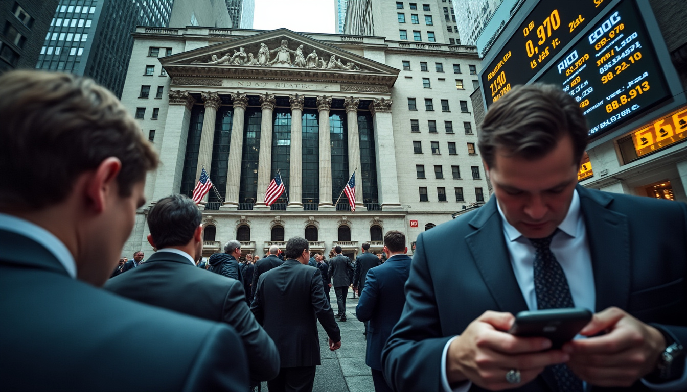 wall street termine en repli après la publication de statistiques décevantes sur l'emploi aux états-unis, alimentant les inquiétudes des investisseurs quant à la santé économique du pays.