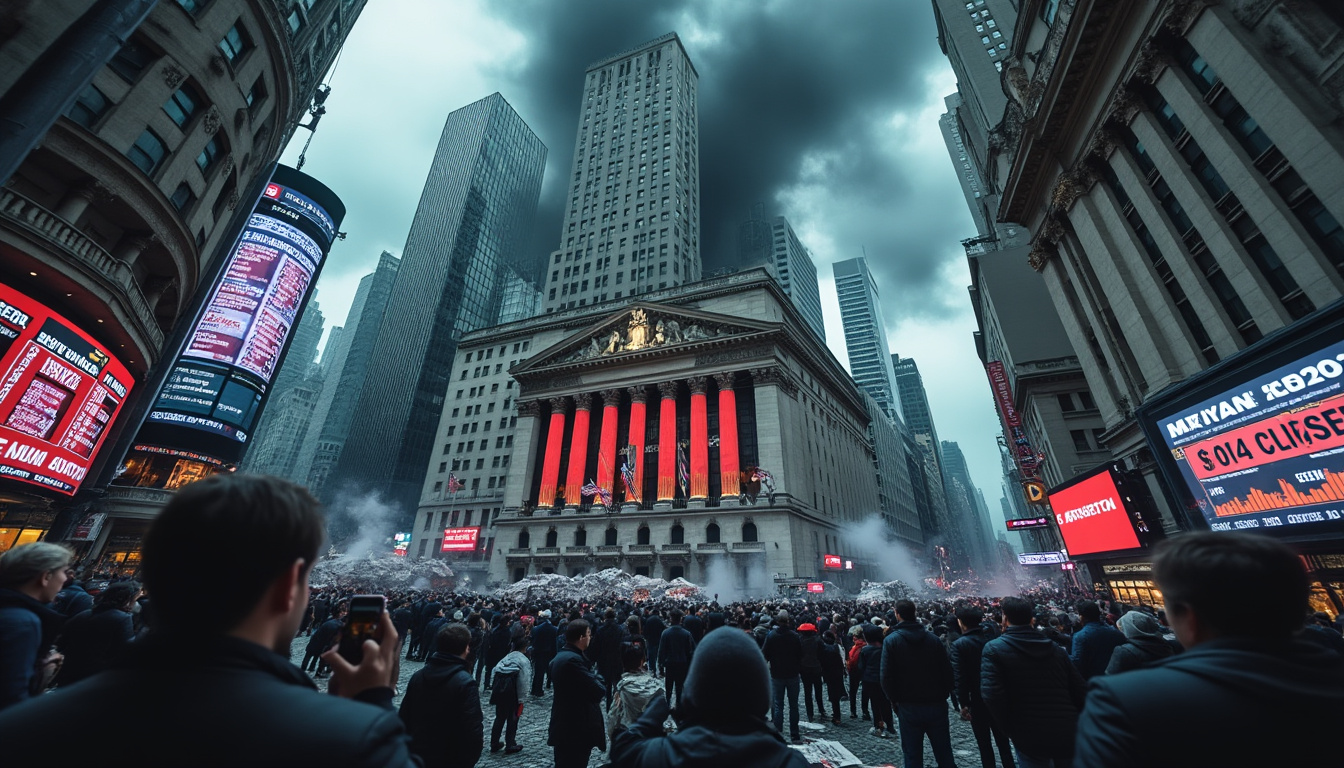 wall street termine en forte baisse de près de 6%, impactée par les tensions croissantes autour des droits de douane. découvrez les raisons de cette chute et ses conséquences sur les marchés financiers.