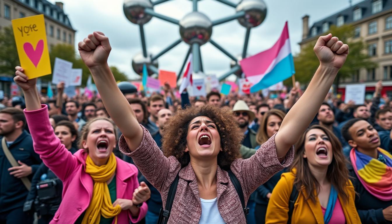une vague de protestations secoue bruxelles après la décision d'éliminer un stock de contraceptifs américains estimé à 10 millions de dollars. découvrez les raisons de cette mobilisation et ses enjeux pour la santé publique.