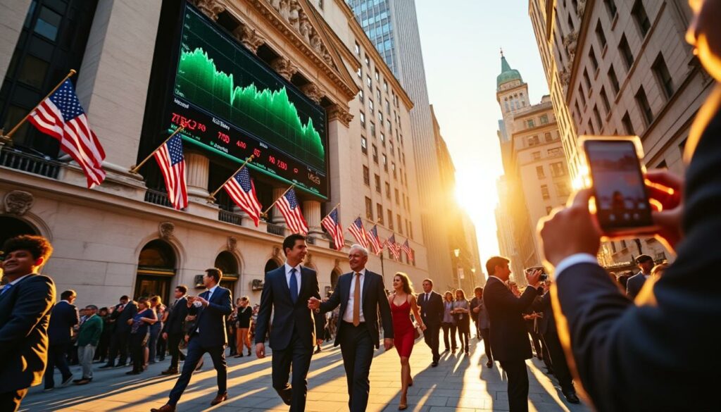 wall street enregistre un triple record historique après la publication des chiffres de l'inflation américaine, signalant la confiance renouvelée des investisseurs et des perspectives économiques solides.