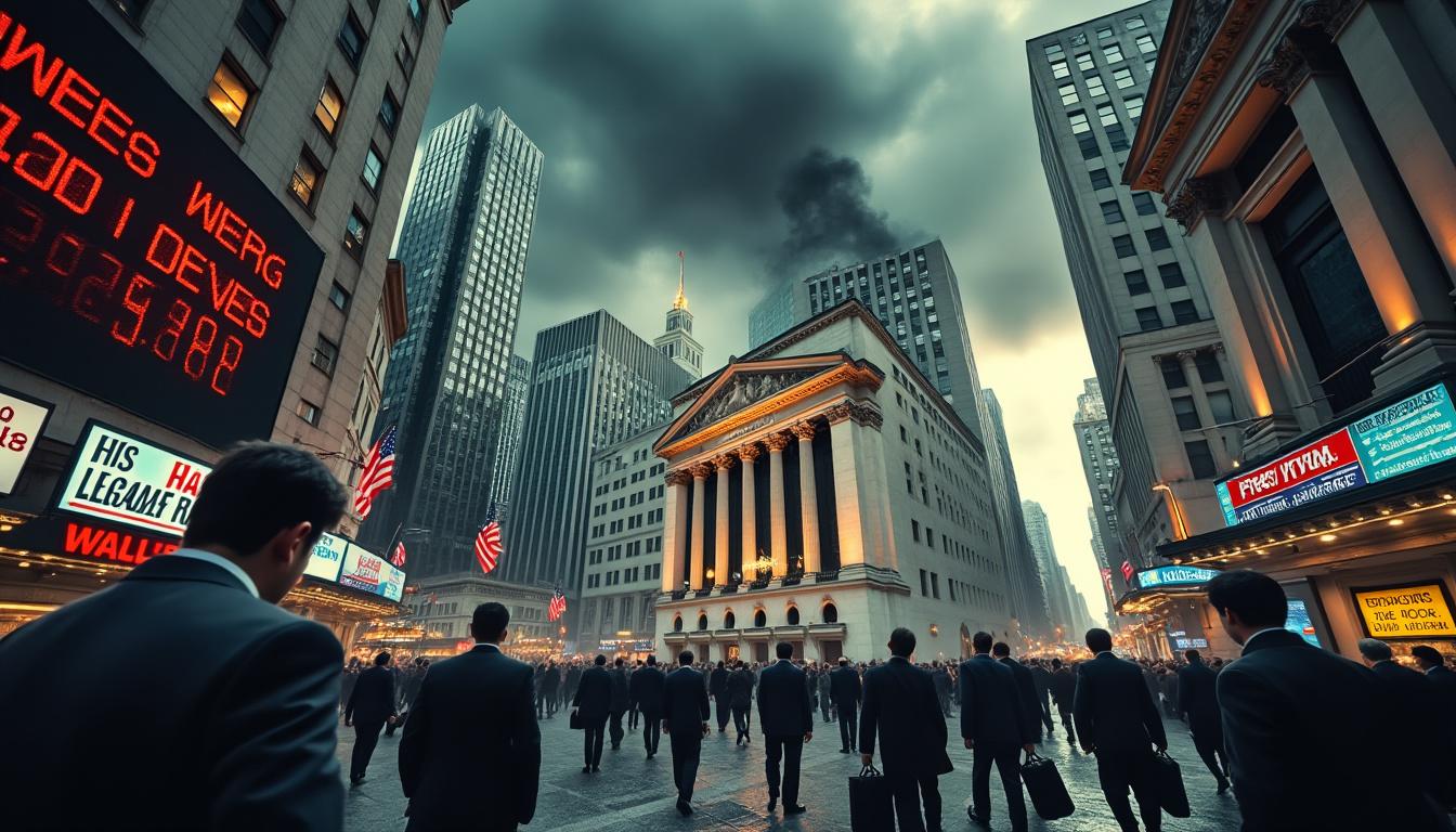 wall street ouvre en baisse après un long week-end, affectée par l'inquiétude grandissante concernant les taux d'intérêt et leurs répercussions sur les marchés financiers.