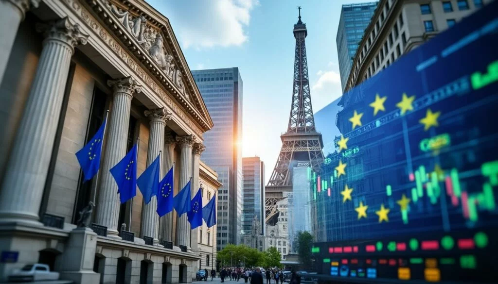 analyse des trois enjeux majeurs de la séance de jeudi à paris et wall street : la bce, l'inflation aux états-unis et le repli de l'ia, impactant les marchés financiers.