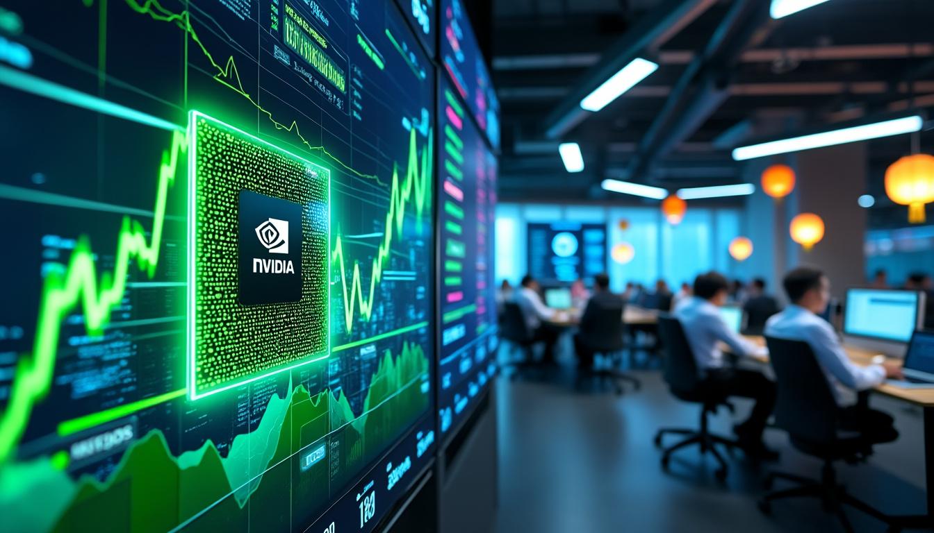 le dow jones démarre en hausse à l'ouverture de la réunion de la fed, trump autorise la vente des puces nvidia en chine, tandis que les offres d'emploi retardées dépassent les attentes du marché.