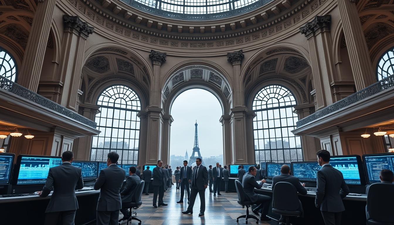 la bourse de paris adopte une posture prudente en attendant les décisions clés de la bce et les données d'inflation américaines, influençant les marchés financiers.