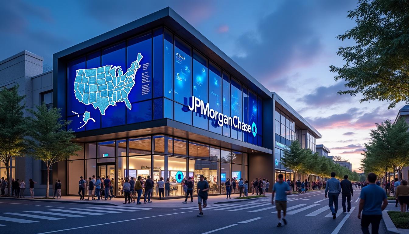 jpmorgan chase annonce l'ouverture de plus de 160 nouvelles succursales dans 30 états américains en 2026, renforçant ainsi sa présence et son service bancaire à travers les états-unis.