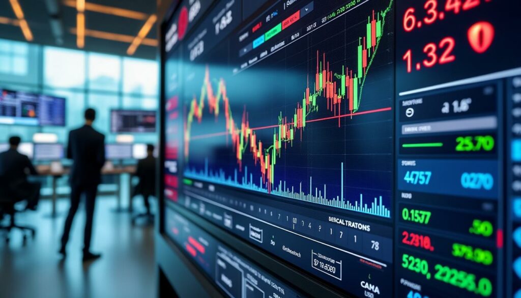 le cac 40 demeure stable après une série de résultats financiers tandis que la livre sterling chute à 1,32 dollar, impactant les marchés européens.