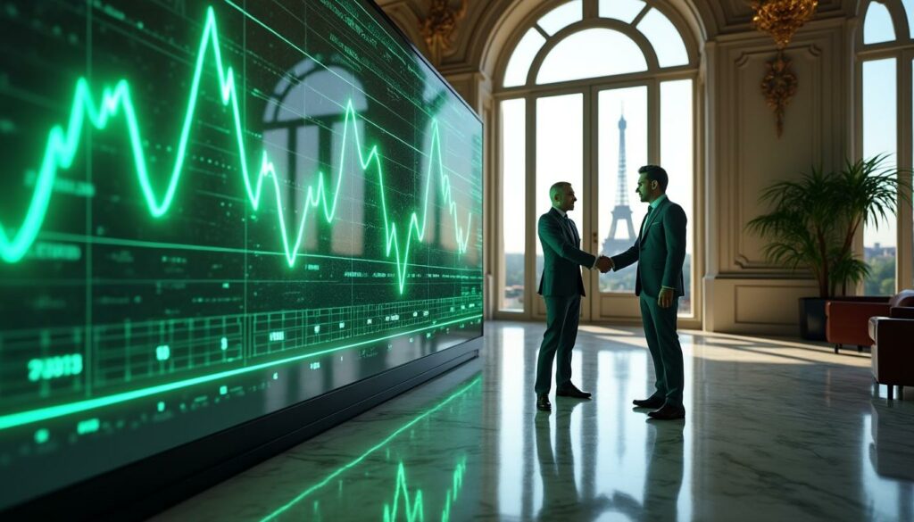 la bourse de paris termine la séance en hausse, soutenue par les solides performances de totalenergies et engie, renforçant ainsi la confiance des investisseurs.