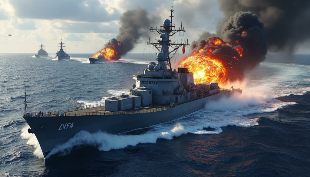 les états-unis annoncent la destruction de 16 navires spécialisés dans le déploiement de mines marines, renforçant ainsi la sécurité maritime et la lutte contre les menaces sous-marines.