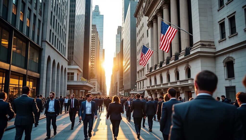 wall street se stabilise grâce aux résultats solides des entreprises, apportant un soutien rassurant au marché boursier.
