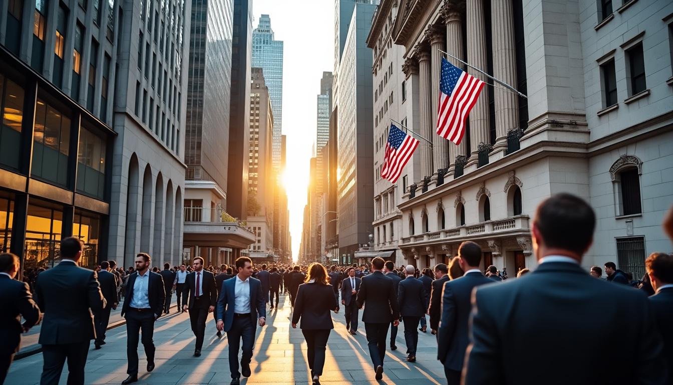wall street se stabilise grâce aux résultats solides des entreprises, apportant un soutien rassurant au marché boursier.