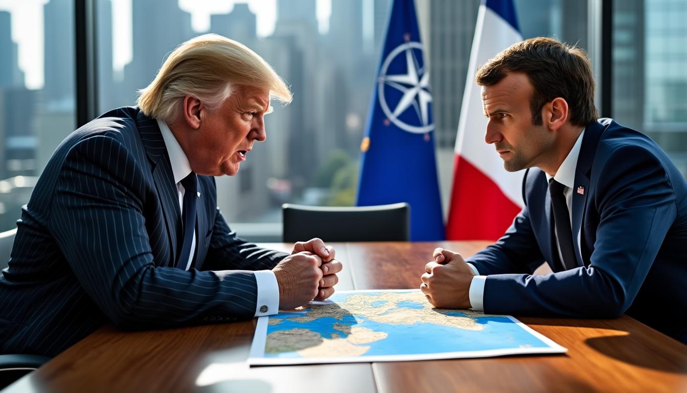 donald trump demande le soutien de l’otan concernant le détroit d’ormuz, suscitant une réponse ferme d’emmanuel macron.