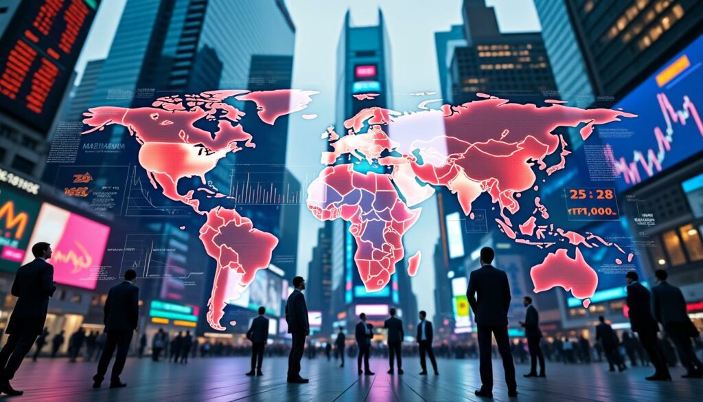 analyse des marchés financiers mondiaux face aux incertitudes géopolitiques et à l'impact des performances des entreprises sur la dynamique économique globale.