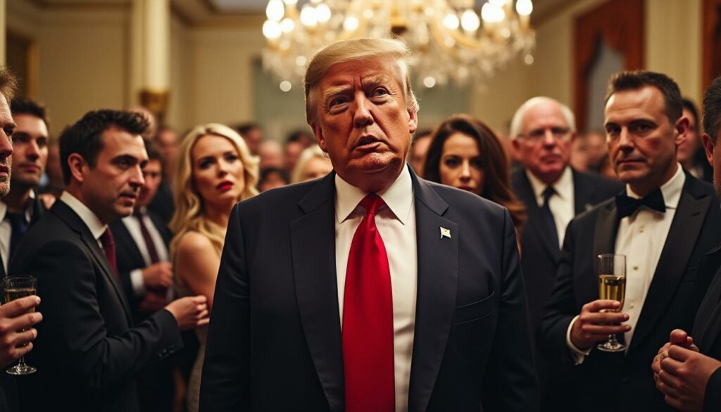 découvrez comment donald trump a fait sensation en assistant au dîner des correspondants, une première marquée par une ambiance sous haute tension.