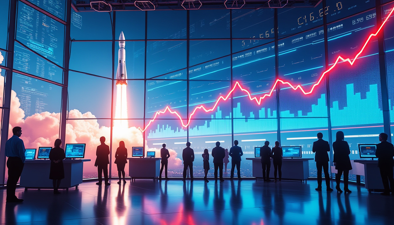 découvrez comment l'engouement autour de la récente introduction en bourse a propulsé l'essor des valeurs spatiales américaines, dynamisant le secteur aérospatial et attirant les investisseurs.