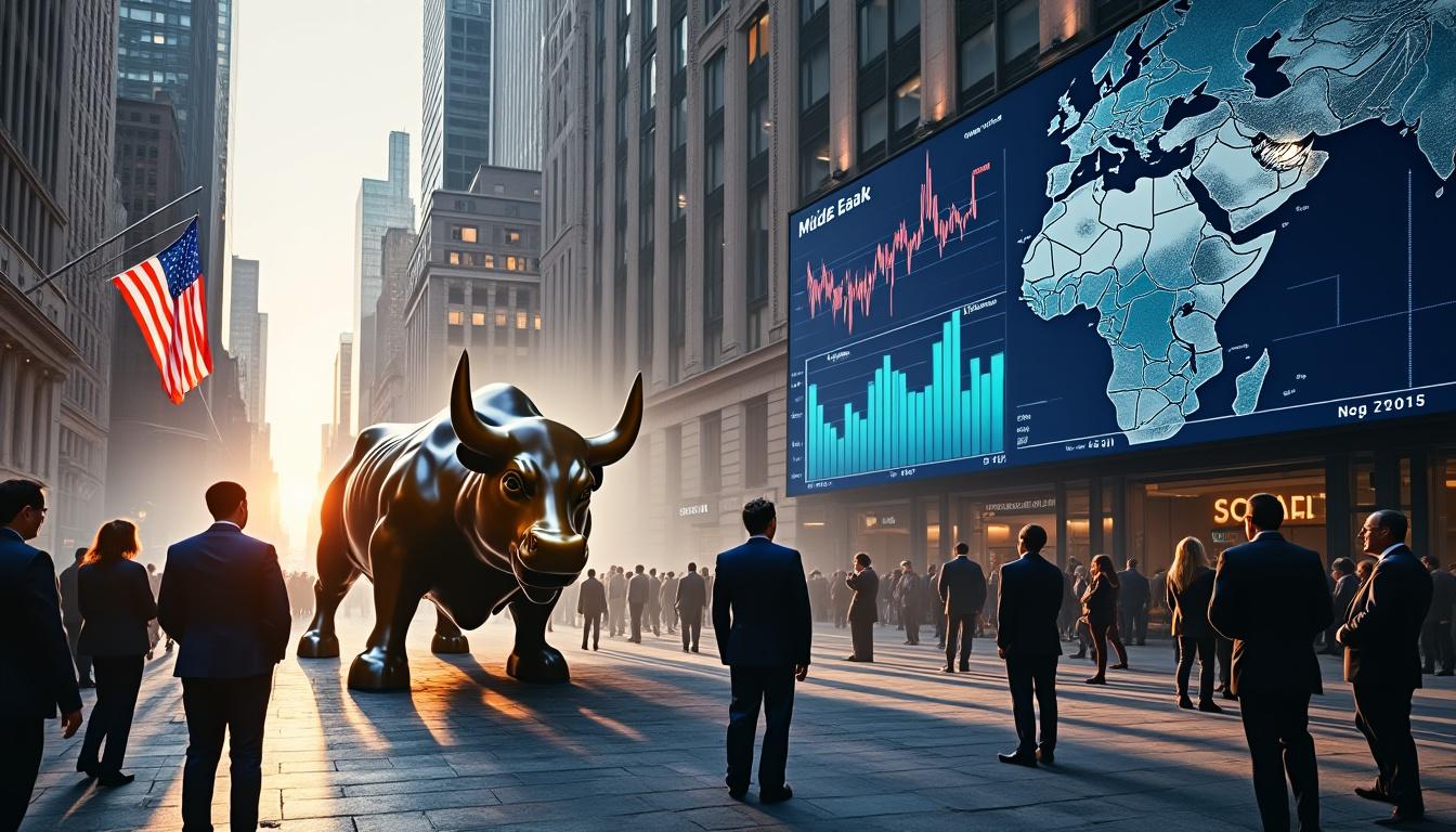 wall street attend une avancée diplomatique majeure pour clarifier les perspectives et retrouver une direction précise concernant la situation au moyen-orient.