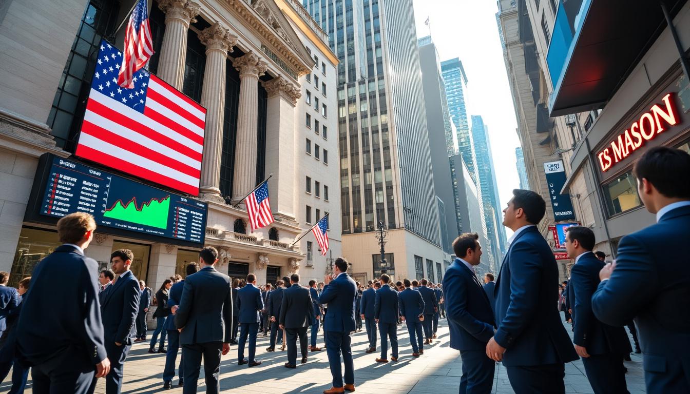 wall street progresse grâce à des résultats d'entreprises rassurants, renforçant la confiance des investisseurs et soutenant la croissance des marchés financiers.